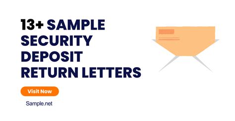 19 Sample Security Deposit Return Letters In Pdf Ms Word