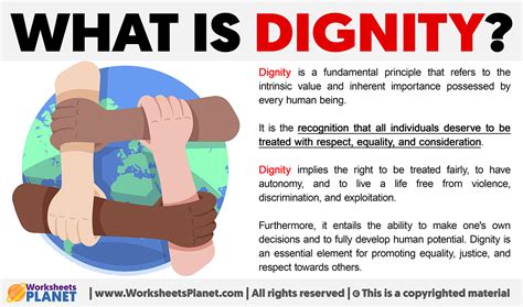 What Is Dignity Definition Of Dignity