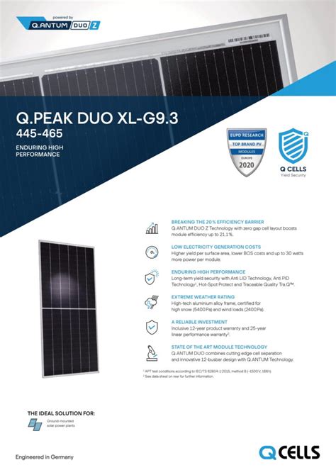 Q Cell G Peak Duo Xl G S Solar