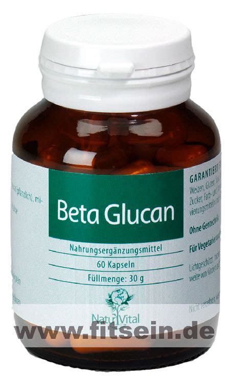 Beta Glucan 60 Kapseln FitSein Gesundheitsprodukte