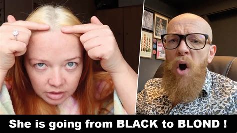 She Is Going From Black To Blond Hairdresser Reacts To A Hair Transformation Hair Beauty