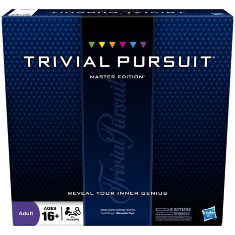 Hasbro Gaming Trivial Pursuit Master Edition Trivia Game Board Games