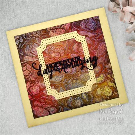 Sue Wilson 3D Embossing Folder Peony Blooms 3D Embossing Folders