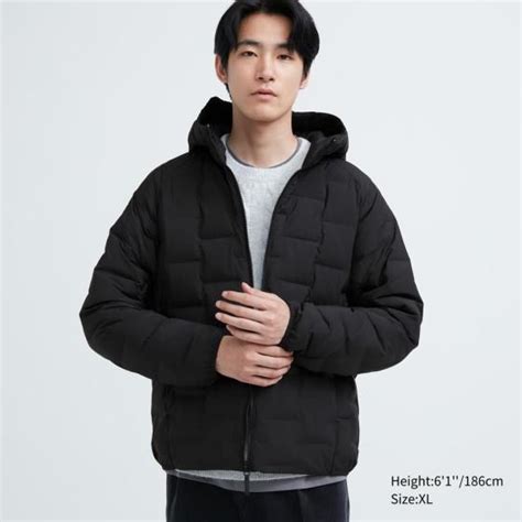 男裝 Pufftech 輕暖科技連帽外套warm Padded Uniqlo 比價 Uq 搜尋