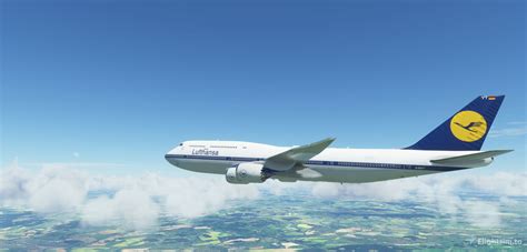 747 8i Lufthansa Retro Livery D Abyt No Mirroring 4k For Microsoft