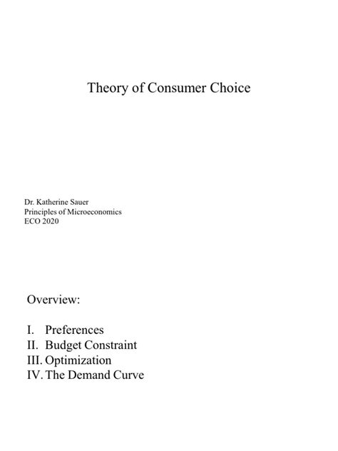 Pdf Principles Of Microeconomics Consumer Theory Dokumen Tips