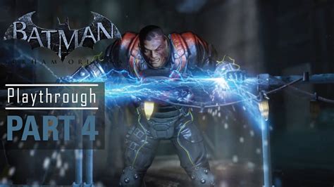 Batman Arkham Origins Part 4 Electrocutioner Youtube