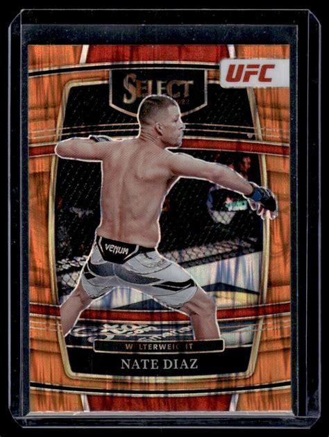 2022 Panini Select UFC 54 Nate Diaz Orange Flash Prizm B EBay