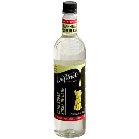 Davinci Gourmet Classic Cane Sugar Flavoring Syrup 750 Ml