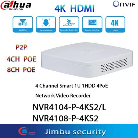 Dahua Nvr Dvr Nvr P Ks L K Ch Poe Ch Poe Nvr P Ks Vga