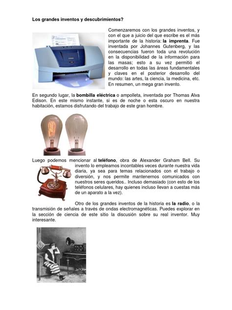 PDF Los Grandes Inventos Y Descubrimientos DOKUMEN TIPS