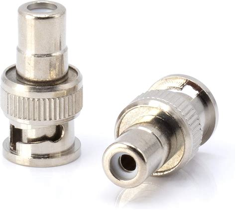 The Cimple Co Rca And Bnc Coaxial Adapter Bnc Male To Rca