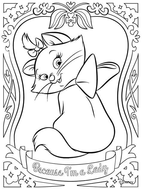 Coloriage Disney Les Aristochats Marie Marie Aristochats Okgo Net