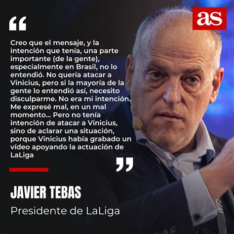 Diario As On Twitter Ltimahora Tebas Pide Disculpas