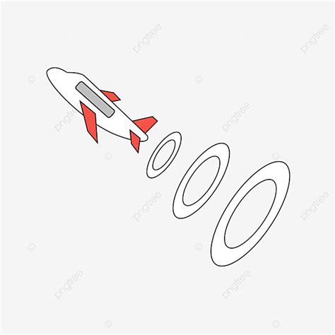 Cartoon Simple Aircraft Decoration Material Png Element Aircraft