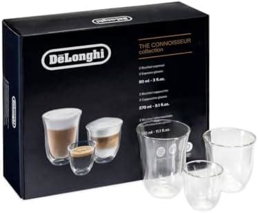 De Longhi Trio Gift Set Espresso Cappuccino Latte Double Wall