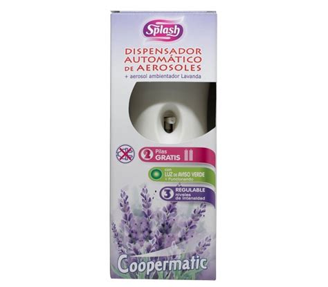 Dispensador Automatico Ambientador Lavanda Splash Ml