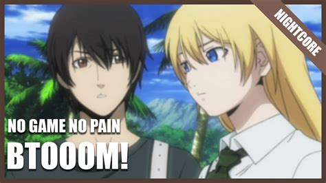 Nightcore Btooom Full Opening No Game No Pain Youtube