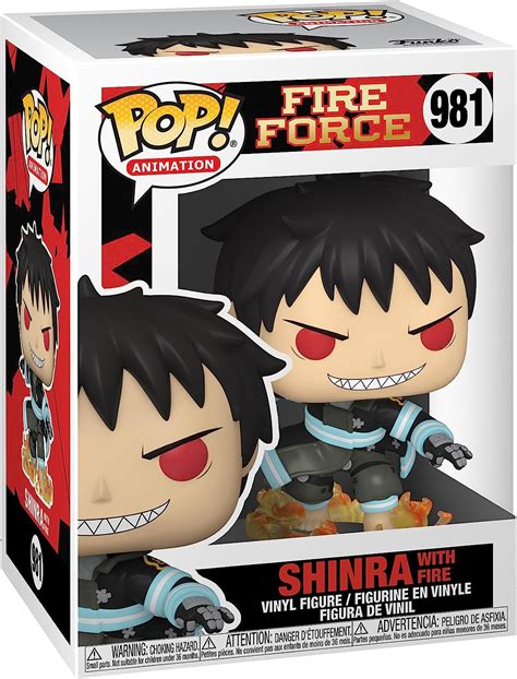 Funko Pop Animation Fire Force Shinra Kusakabe With Fire Figura