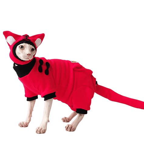 Sphynx Cat Clothes Outfits Devon Rex Pet Cat Clothes Sphynx Kitten