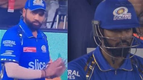 Ipl Rohit Sharma Signals Wankhede Crowd To Stop Booing Hardik