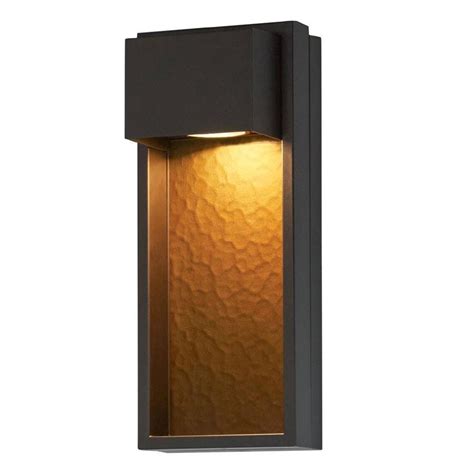 Portfolio 159 In H Bronze Dark Sky Led Outdoor Wall Light Energy Star