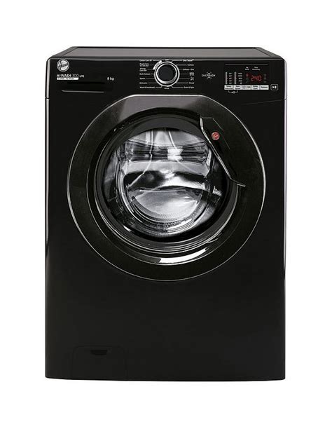 Hoover H Wash 300 Lite H3w492dabb4 1 80 9kg Load 1400 Spin Washing Machine Black Very