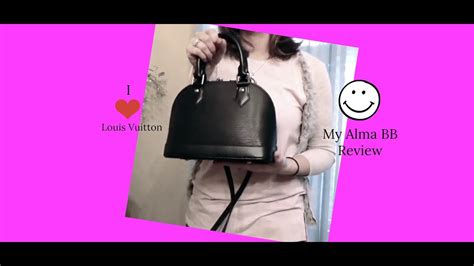 Louis Vuitton Alma Bb Review Youtube