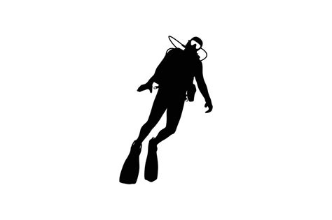 Scuba Diving Silhouette Image 47804760 Vector Art At Vecteezy