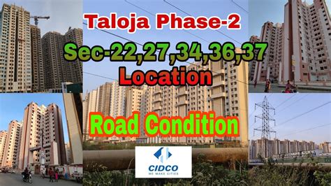 Taloja Phase Sector Location Detail Road Condition