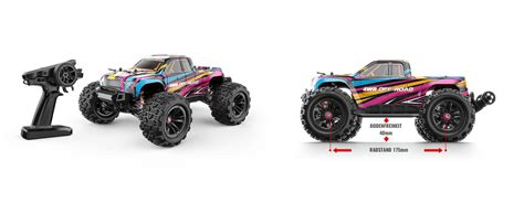 Hyper GO Monstertruck Brushless 4WD 1 16 RTR Blau Rot Amewi