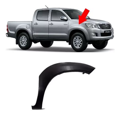 Moldura Guardabarro Delantero Toyota Hilux 2012 2013 Derecha