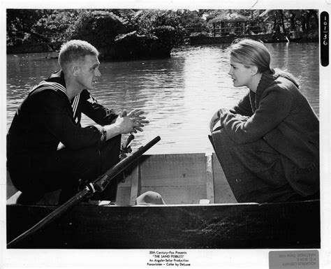 Candice Bergen And Steve Mcqueen In The Sand Pebbles 1966 Steve