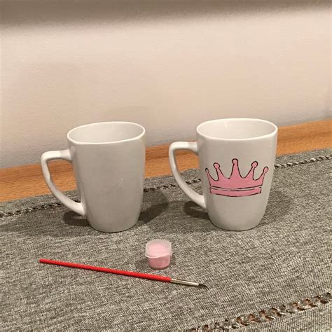 Diy Paint Your Own Mug Craft Kit Mothers Day Kids Adults Etsy