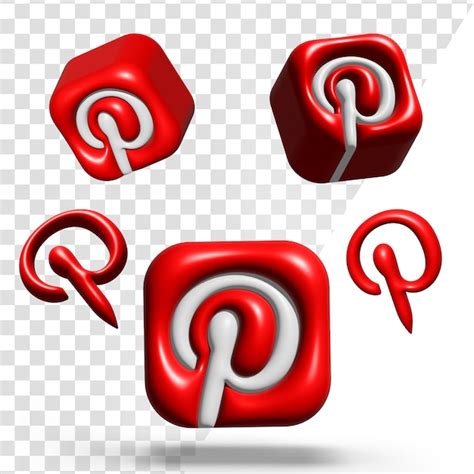 Ícone Pinterest ícone De Mídia Social Png ícone Psd Premium