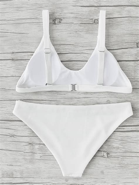 Triangle Beach Bikini Setfor Women Romwe