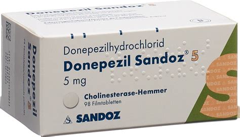 Donepezil Sandoz Filmtabletten 5mg 98 Stück in der Adler Apotheke