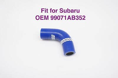 Uprated Silicone Hose Fit Subaru Ab Crankcase To Pcv Pipe Hose