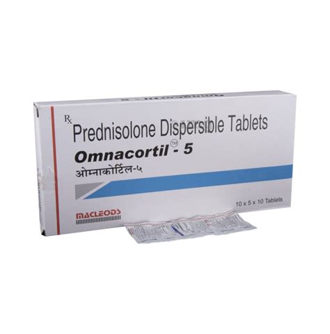 Buy OMNACORTIL 5MG 10 Tablets Online At GymPharmacy