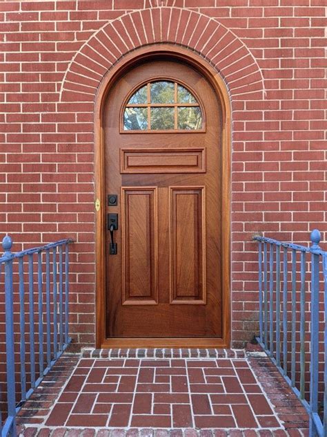 Round Top Traditional Style Entrance Unit Exterior Entry Doors