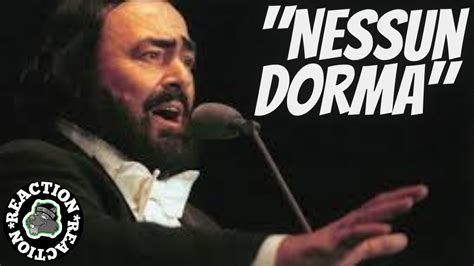 Father Of Reacts To Luciano Pavarotti Sings Nessun Dorma From