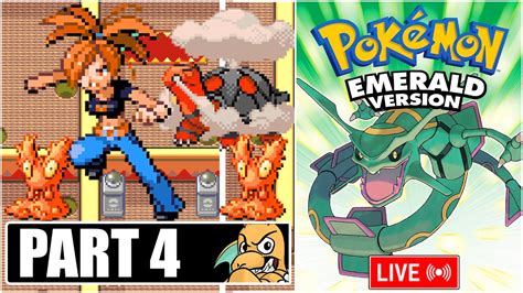 Pokemon Emerald Walkthrough Part 4 NUZLOCKE Gym Leader Flannery YouTube