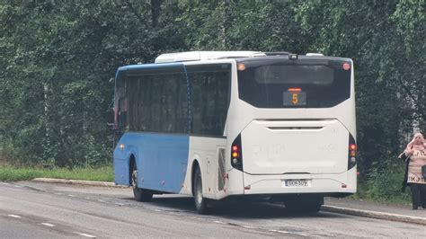 Savonlinja 90 Volvo 8900LE B7RLE Jouko Bus Line 5 In Lappeenranta