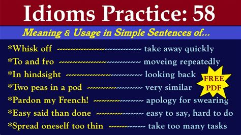 Idioms Meaning With Examples English Made Easy Phrasalverbs