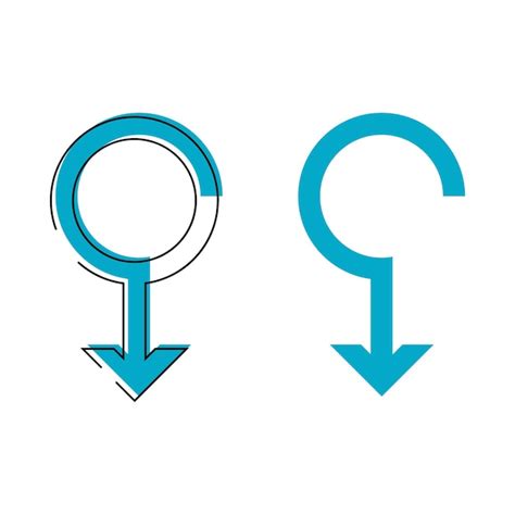 Premium Vector Gender Symbol Logo Of Sex And Equality Of Males And Females Vector Illustration