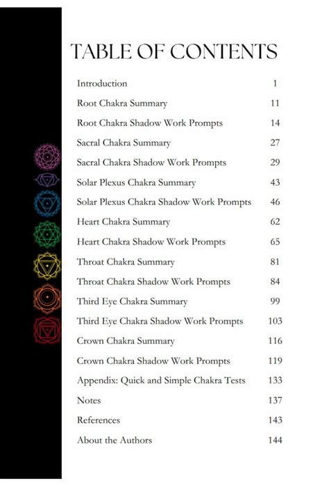 Shakra Journal Chakra Shadow Work Prompts Lonerwolf Shop