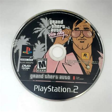 Grand Theft Auto Vice City The Trilogy Ps Disc Only Tested Works Eur