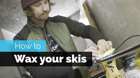 How To Wax Skis Ski Waxing The Easy Way Youtube