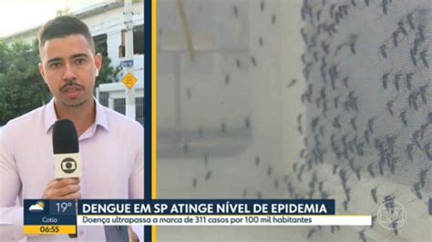 Vídeo São Paulo decreta estado de emergência para dengue Bom dia SP G1