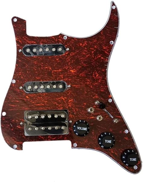 Ssh Prewired Guitar Strat Pickguard Set Humbucker Pickups Coil